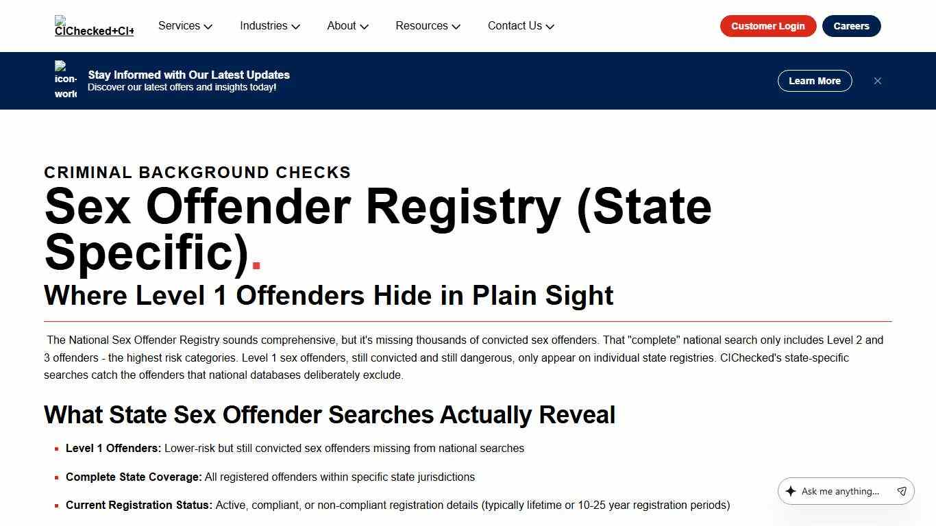 Sex Offender Registry